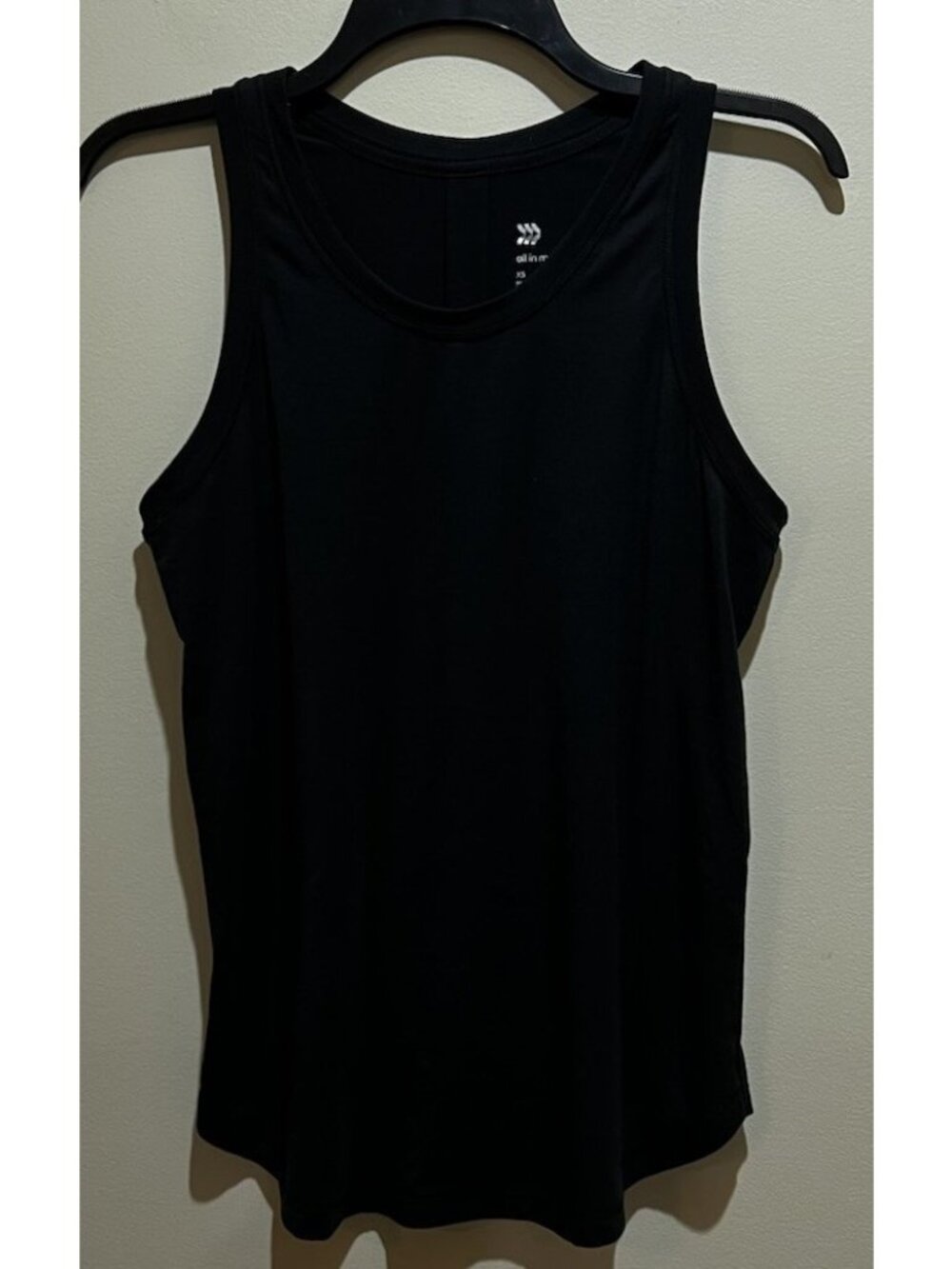 All In Motion Women's Sleeveless Relaxed Tank ~ Black ~ Size XS